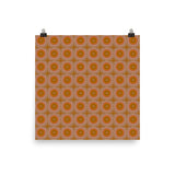 Autumn Dots Photo Paper Poster - Pattern and Print