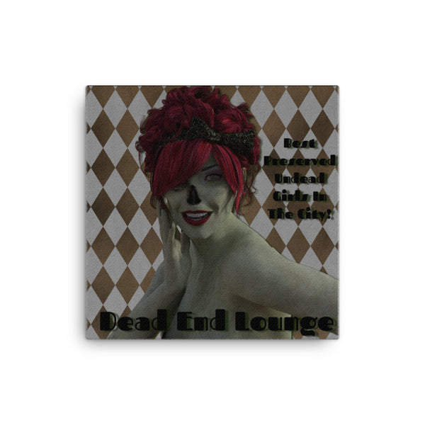 Dead End Lounge 16 x 16 Canvas - Pattern and Print