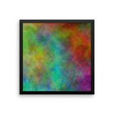 Colorful Space Framed Matte Poster - Pattern and Print