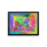 Paint Mix Framed Photo Paper Poster