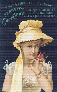 Parker's Ginger Tonic Trading Card - Pattern and Print