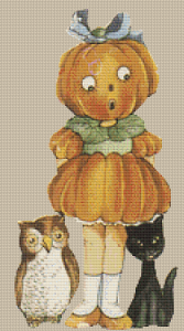 Pumpkin Girl - Pattern and Print