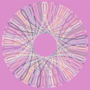 Spyropastel Pink - Pattern and Print